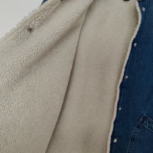 JCrew Sherpa Denim Jacket - Picture 3 of 11